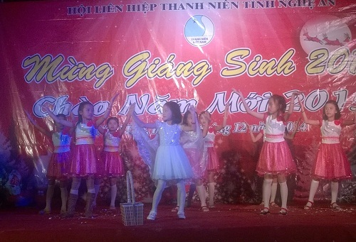 Hội Liên hiệp thanh niên Nghệ An tổ chức chuỗi hoạt động mừng Giáng sinh