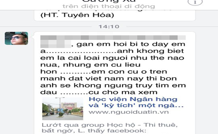 Âm mưu phá hoại giáo dục và màn khủng bố dọa “xử” phóng viên