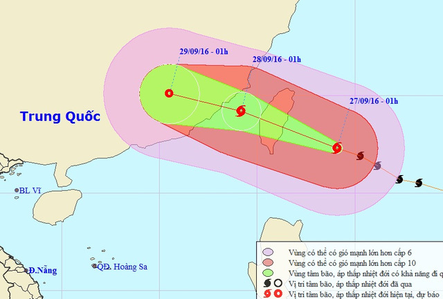 Bão MEGI di chuyển hướng về Đài Loan - Trung Quốc