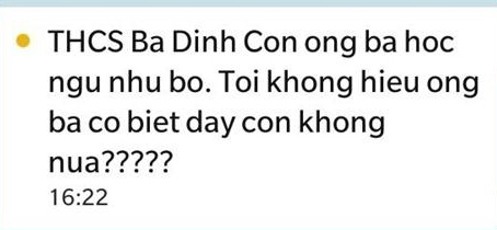 Hà Nội: Phụ huynh hoang mang vì tin nhắn “con học ngu như bò”
