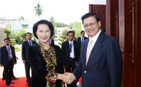 Báo chí Lào đánh giá cao chuyến thăm của Chủ tịch Quốc hội