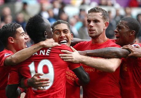 Firmino và Milner giúp Liverpool ngược dòng trước Swansea