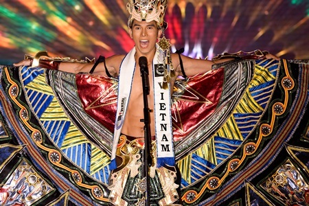 Ngọc Tình giành ngôi Á vương 1 Nam vương Đại sứ Hoàn cầu 2016