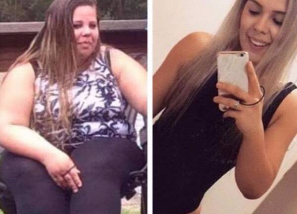 Bà mẹ đơn thân giảm 60kg nhờ đi bộ và uống nước