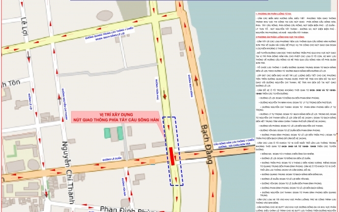 Từ hôm nay (6/10), cấm phương tiện qua cầu Sông Hàn trong 3 tháng