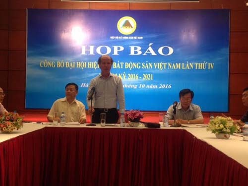 Đại hội Hiệp hội Bất động sản lần thứ IV sẽ chào đón 800 đại biểu