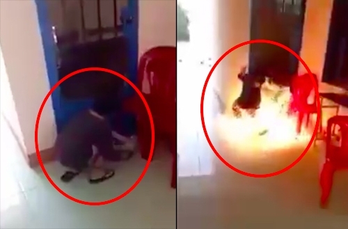 'Câu' đủ 1.000 like trên facebook, cô gái mang xăng đến đốt trường