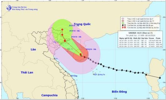 Dự báo thời tiết ngày mai 19/10: Đông Bắc Bộ mưa to