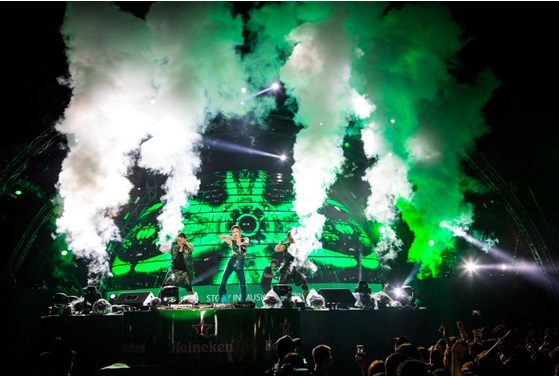 Tuấn Hưng, Tóc Tiên ‘phiêu’ hết mình trên sân khấu Heineken Green Room