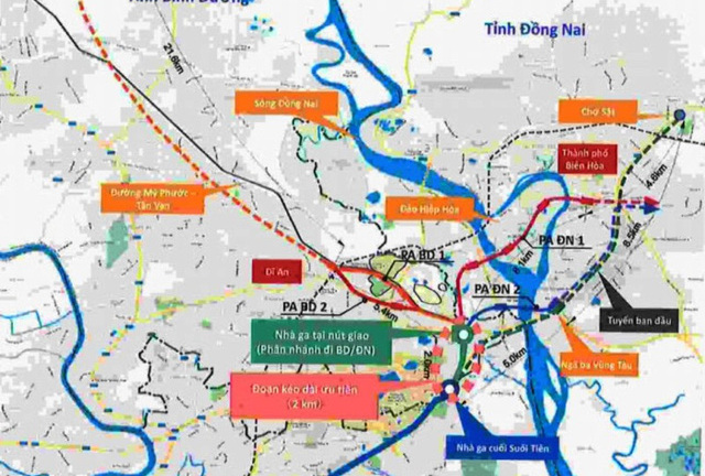 Tuyến metro số 1 ở TP HCM sẽ kéo dài đến Bình Dương, Đồng Nai