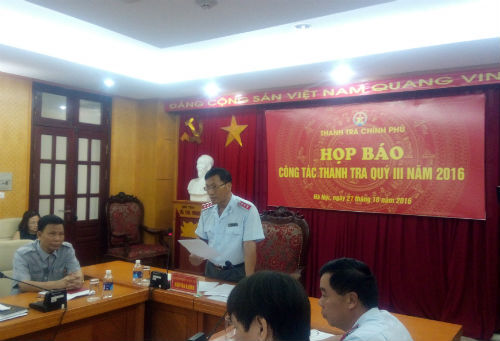 Thanh tra Chính phủ phát hiện vi phạm hơn 42 ngàn tỷ đồng trong quý III