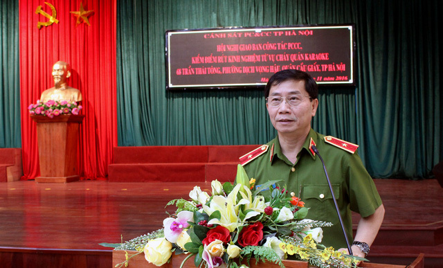 Cảnh sát PCCC Hà Nội rút kinh nghiệm sau vụ cháy quán karaoke