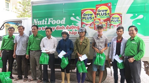 Nutifood dành hơn 9 tỷ đồng cứu trợ cho bà con vùng lũ