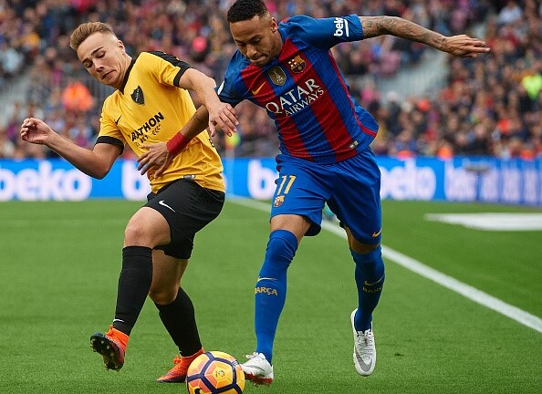 Pha qua người cực đỉnh của Neymar vs Malaga