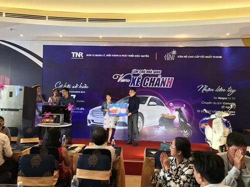 The GoldView tung chính sách tặng xế hộp và kim cương kích cầu thị trường