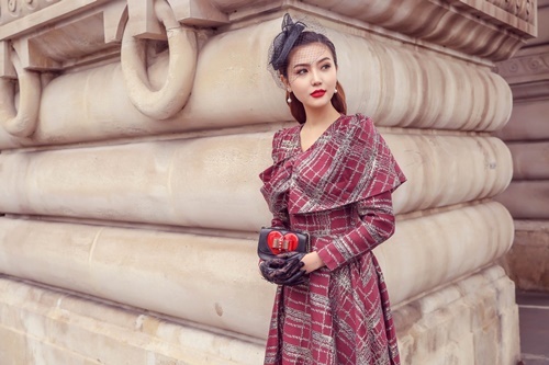 Ngọc Duyên hóa quý cô quý tộc dạo phố Paris trước “giờ G” Victoria’s Secret 2016