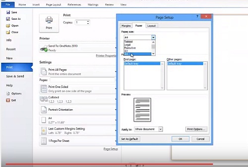 Cách chọn khổ giấy trong word 2013 các bạn nên biết