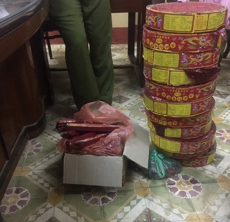 Thái Nguyên: Phát hiện, thu giữ hàng chục kg pháo nổ