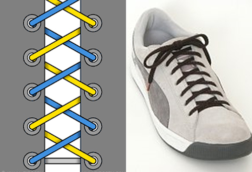 Học cách thắt dây giày hình xương cá chưa đầy 5 phút