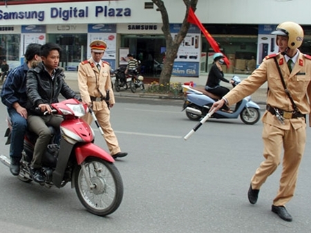 Các lỗi vi phạm giao thông bị phạt từ 1/1/2017