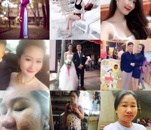 Những hình ảnh chân thật được các mẹ bầu chia sẻ trước và khi mang thai