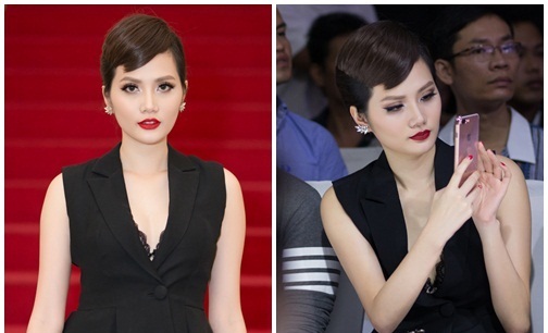 Hoa hậu Đông Nam Á Diệu Linh đẹp lạ với tóc tém 