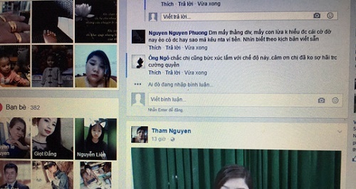 Cô gái đăng clip 