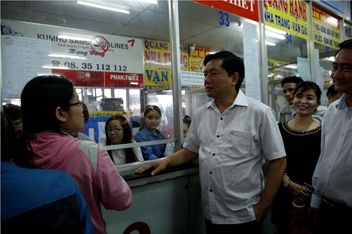 Bí thư Đinh La Thăng: Quyết liệt di dời hai bến xe liên tỉnh lớn nhất TP HCM