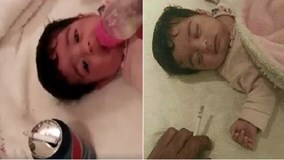 Bé sơ sinh bị bố tát tai, bịt miệng, ép ăn sữa pha Pepsi gây phẫn nộ
