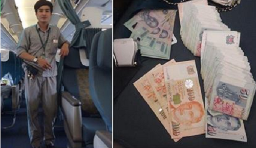 Nhân viên sân bay trả lại 92 triệu đồng nhặt được cho người đánh mất