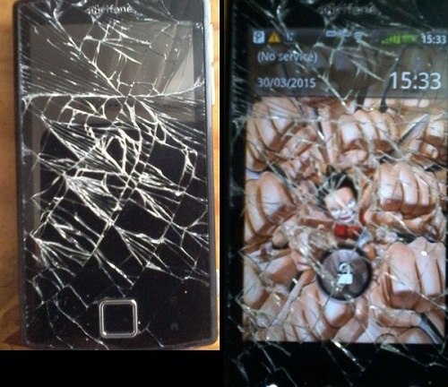 Tuyệt chiêu “trị” màn hình điện thoại vỡ không tốn một xu