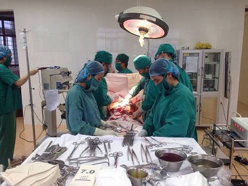 Bệnh viện đa khoa Thạch Thất cứu sống bệnh nhân bị vết thương tim nguy kịch