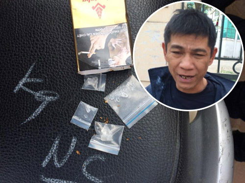 Mang ma túy gặp chốt 141, bỏ xe chạy “thục mạng”