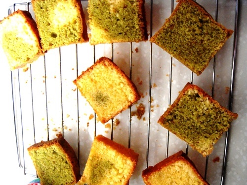 Cách làm bánh Matcha marble chiffon có vị trà xanh ngon tuyệt