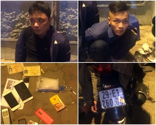 Tổ 141 tóm gọn bộ đôi giấu ma túy trong cốp xe SH