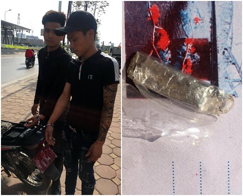 Giấu heroin trong cạp quần vẫn  bị 141 phát hiện