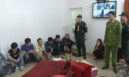 Sới bạc gắn camera dày đặc ở Ninh Bình đã bị đánh sập