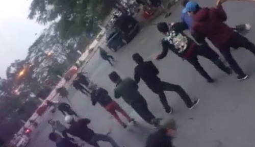 Hà Nội: Điều tra vụ 2 nhóm thanh niên hỗn chiến trên phố Trần Đại Nghĩa