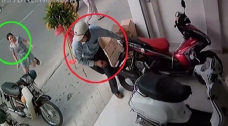 Truy đuổi hơn 10 km, bắt gọn đối tượng trộm xe máy