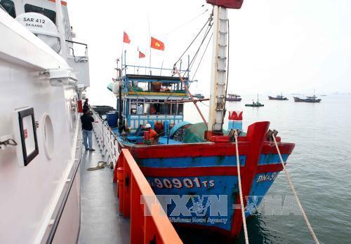 Cứu hộ thành công tàu cá và 10 thuyền viên gặp nạn trên biển