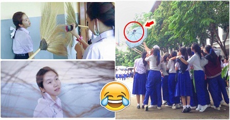 Chết cười với loạt ảnh “độc quyền” chỉ học trò mới có