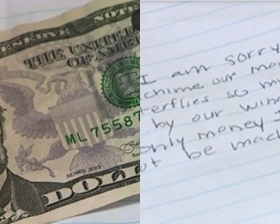 Sự thật phía sau câu chuyện cậu bé ăn trộm rồi để lại 'tâm thư' và 5 đô la