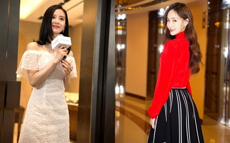 Lưu Thi Thi mảnh mai, Đường Yên khoe nhan sắc rực rỡ