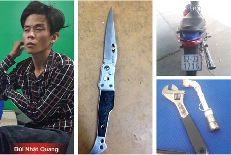 Tên trộm dùng dao đâm loạn xạ trinh sát đặc nhiệm khi bị truy đuổi
