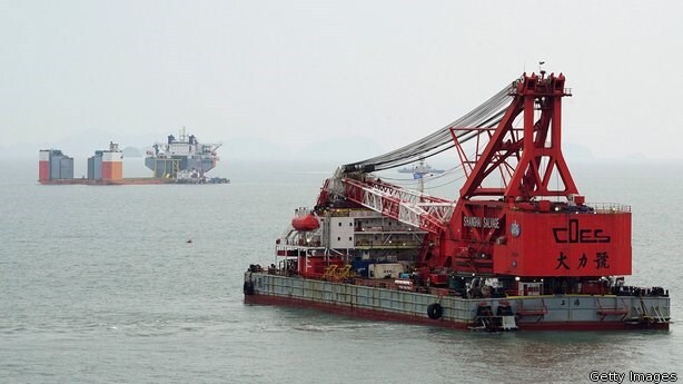 Hàn Quốc trục vớt được phà Sewol sâu gần 3 năm xảy ra thảm họa