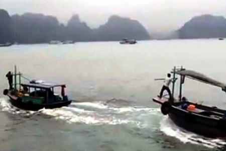 Làm rõ vụ 2 tàu truy đuổi nhau như