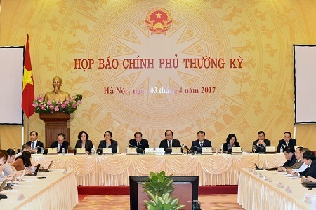 Nội dung Họp báo Chính phủ thường kỳ tháng 3/2017
