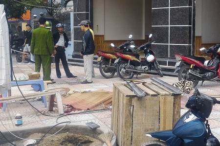 Thùng phuy nổ như bom, một người tử vong tại chỗ