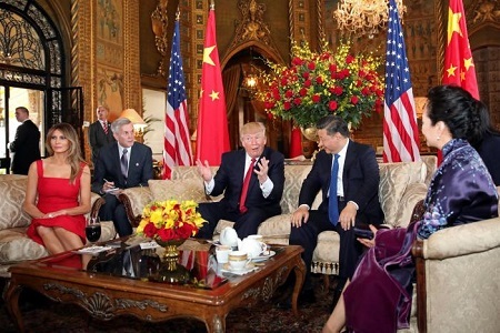 Tổng thống Trump lần đầu gặp trực tiếp Chủ tịch Trung Quốc