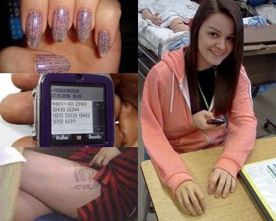 Cười nghiêng ngả với muôn kiểu quay cóp trong mùa thi của các 'thánh' lười học